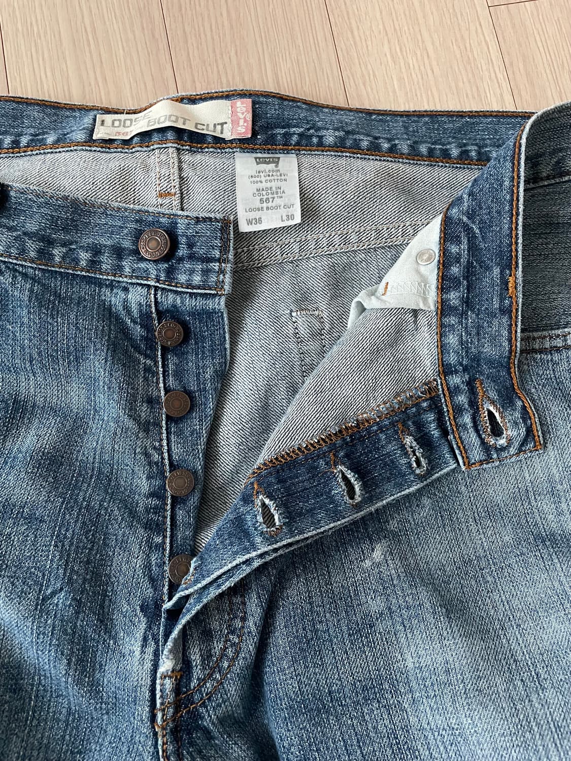 리바이스 루즈 부츠컷 567 (38) 상품이미지4