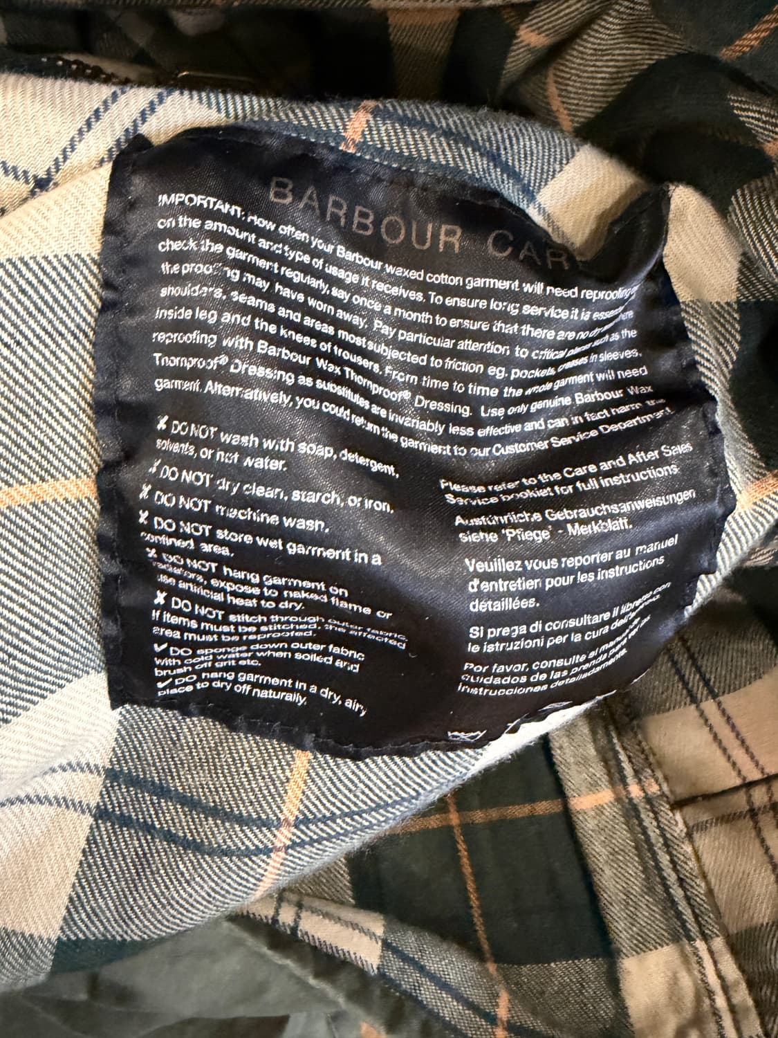 바버 뷰포트 왁스 자켓 상품이미지6