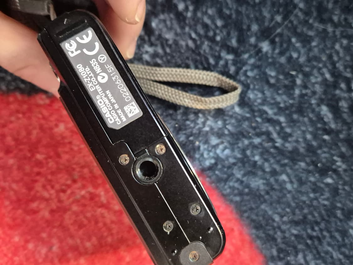 카시오 엑슬림 z1080 블랙 상품이미지4