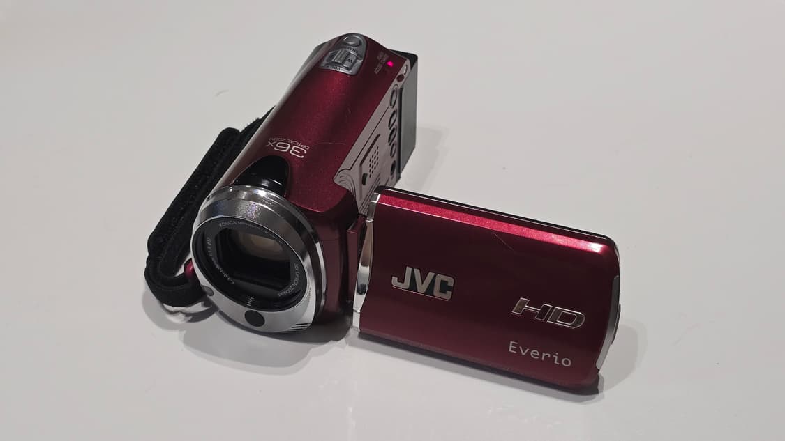 디지털카메라 디카 빈티지 캠코더 JVC GZ-HM350_R / 작례있음 상품이미지1