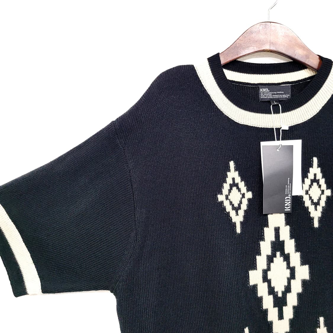 KND 반팔 니트 상품이미지3