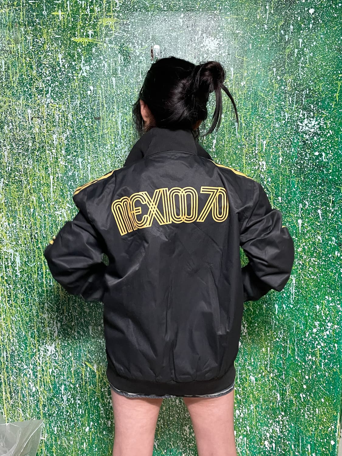 아디다스 축구팀 멕시코 블랙 검골 올드스쿨 점퍼 L 상품이미지3