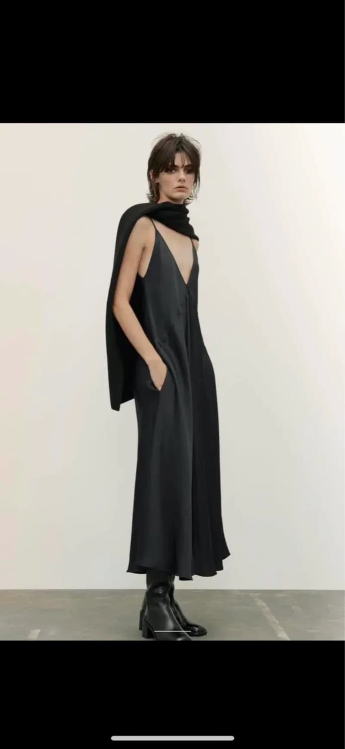새상품 자라 캐미솔 원피스 zw collection xs 상품이미지1