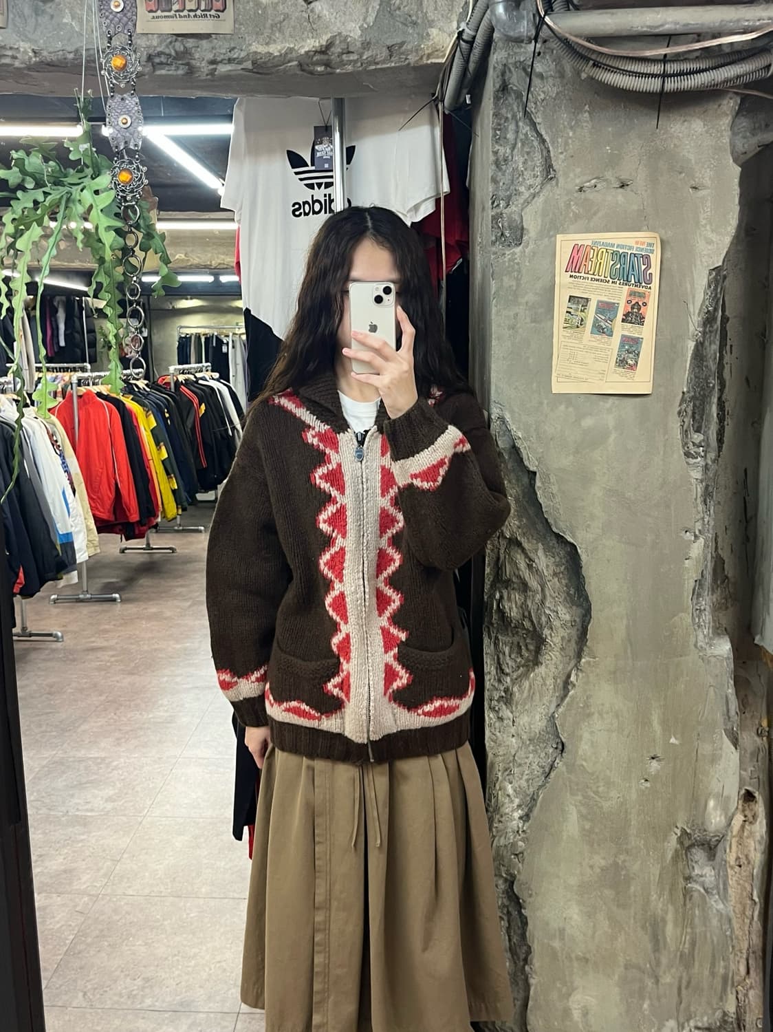 윌핍스 인디언 코위찬 브라운 L #csz1882 상품이미지2