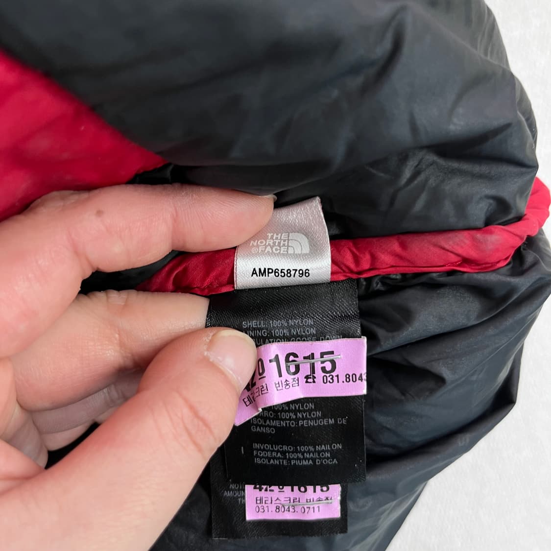 105 노스페이스 서밋시리즈 히말라야 레드 패딩 상품이미지9