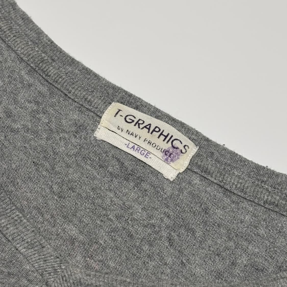 T-그래픽스 타이포그래피 레이어드 그레이 롱 슬리브 상품이미지3