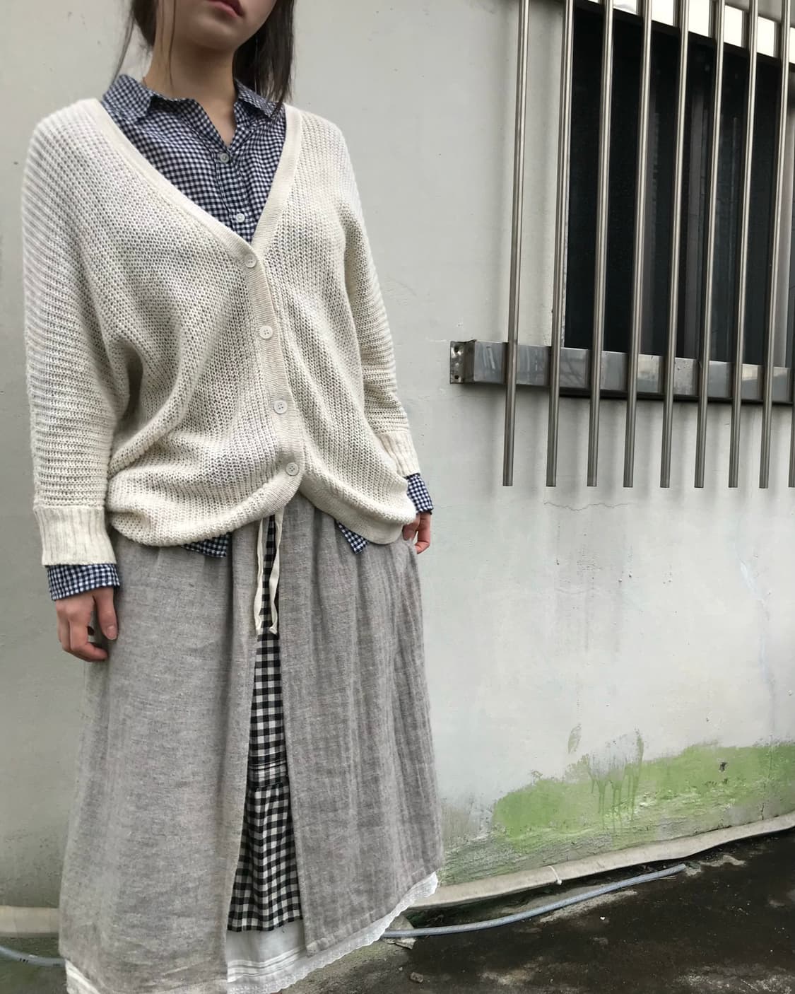 블랙 체크 셔츠  상품이미지3