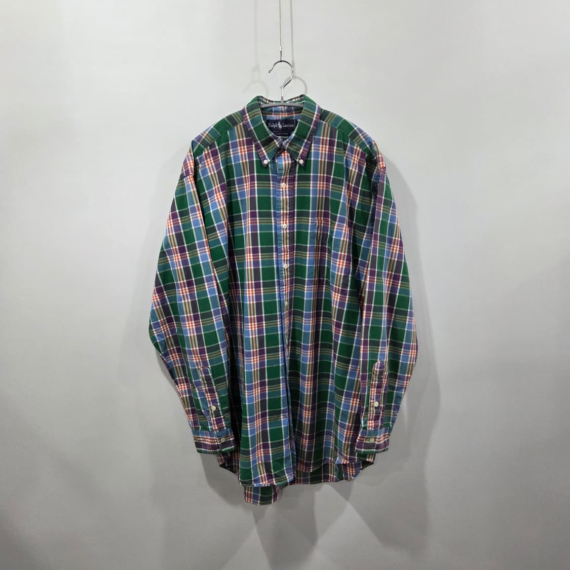 폴로랄프로렌 버튼다운 체크셔츠 M 상품이미지1