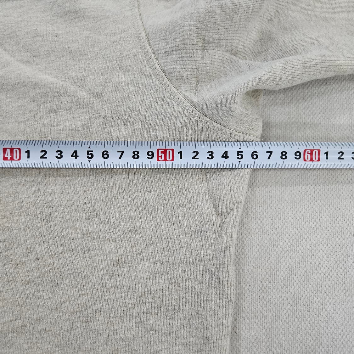 [L/G] 타미힐피거 기모 베이지 스몰로고 맨투맨 0115YH1 상품이미지9