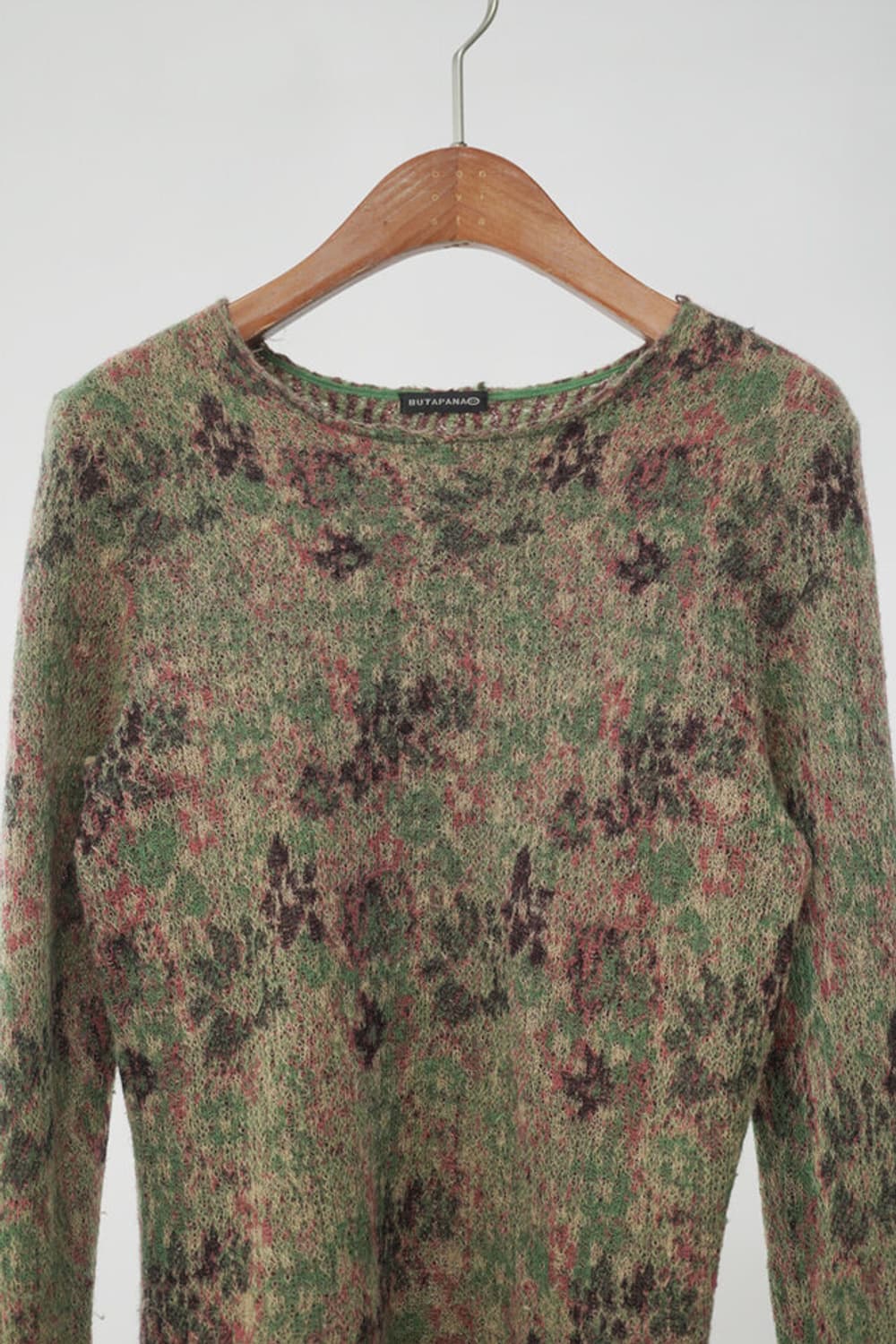 보노비스타 빈티지 플라워 패턴 니트 상품이미지5