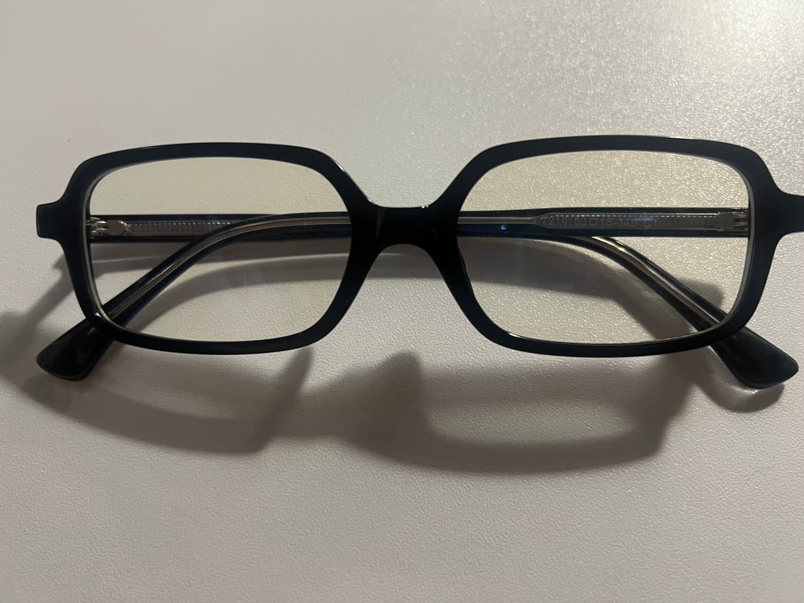 샵페어리 black rectangular glasses 뿔테 안경 상품이미지2