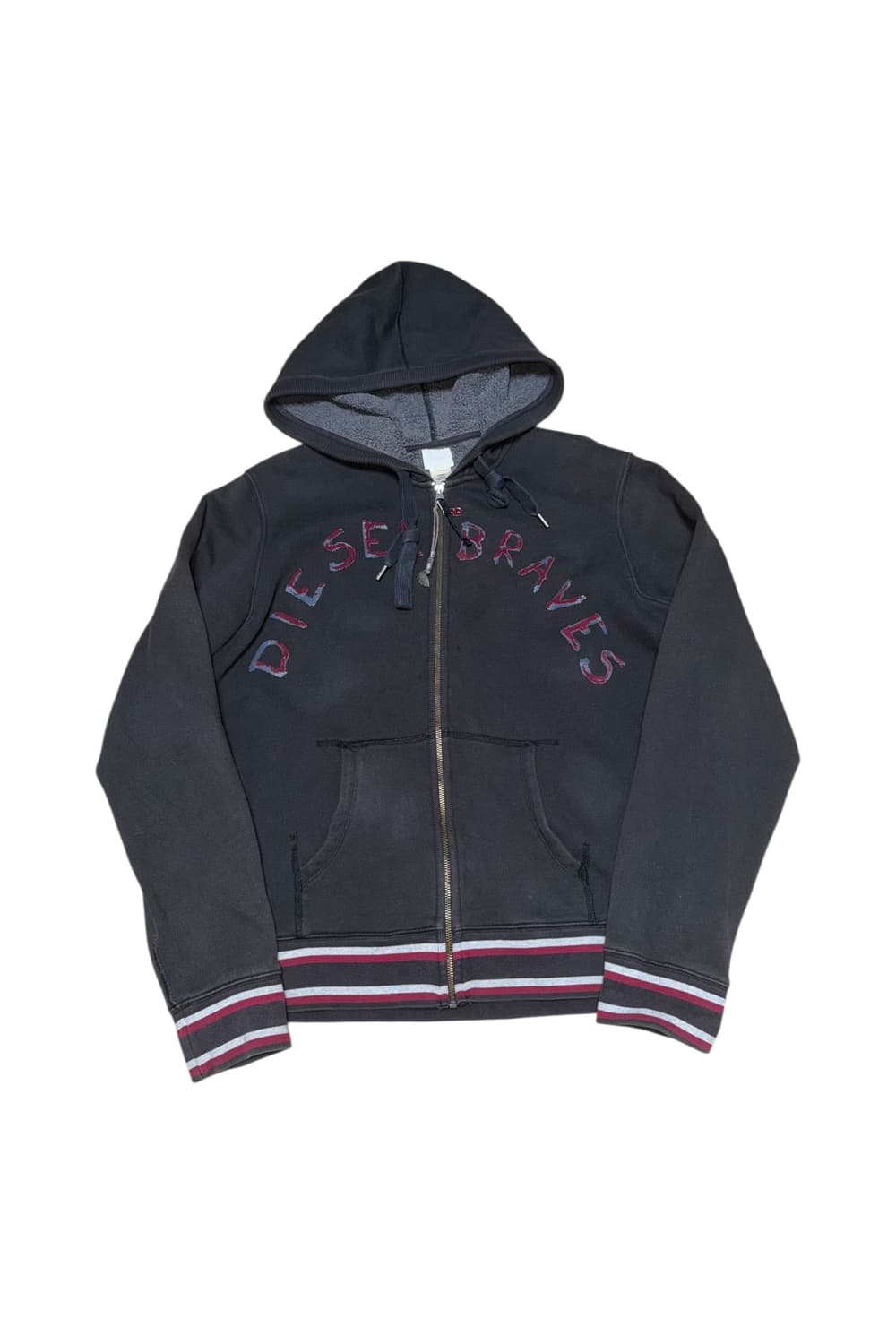 디젤 에스닉 빈티지 후드 집업 XXL 상품이미지3