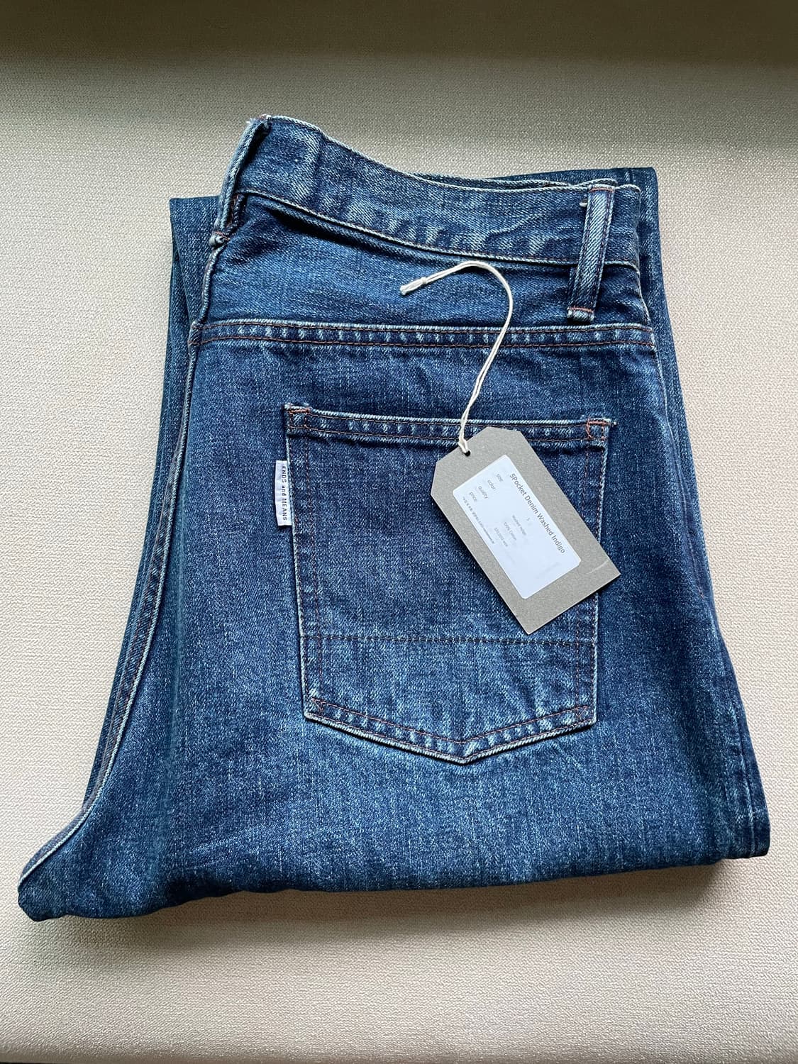 ENDS AND MEANS 5 Pocket Washed Indigo 상품이미지1
