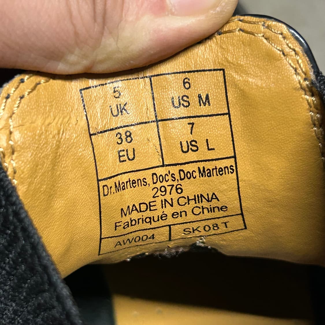 닥터마틴 2976 첼시 부츠 블랙 (UK 5 / 240) 상품이미지9