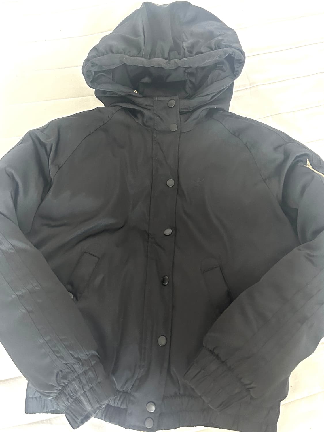 Adidas black 3stripe Ma-1  jumper 상품이미지3