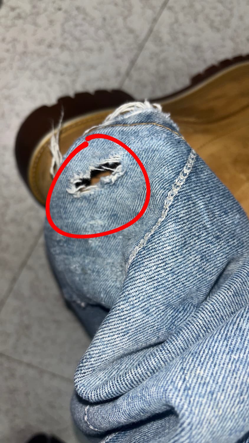 [Thug club] 24SS 떠그클럽 트라이벌 체인스티치 데님 팬츠 3 상품이미지9