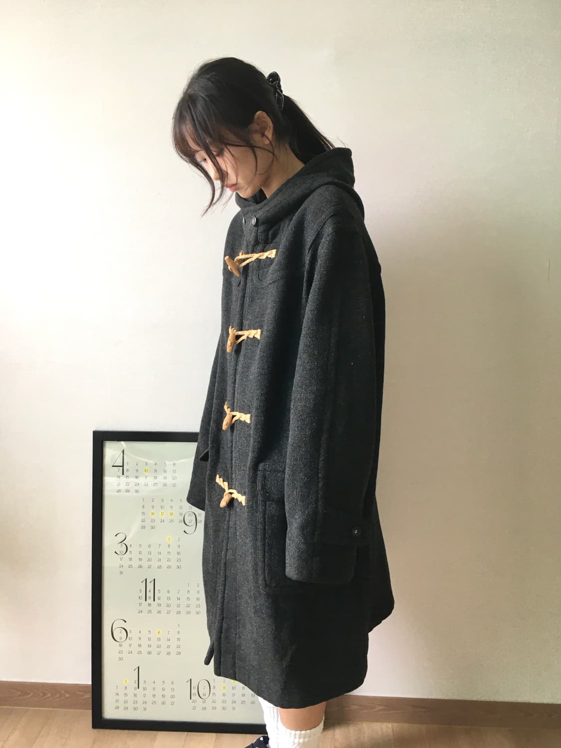 빈티지 오버핏 더플코트 상품이미지2