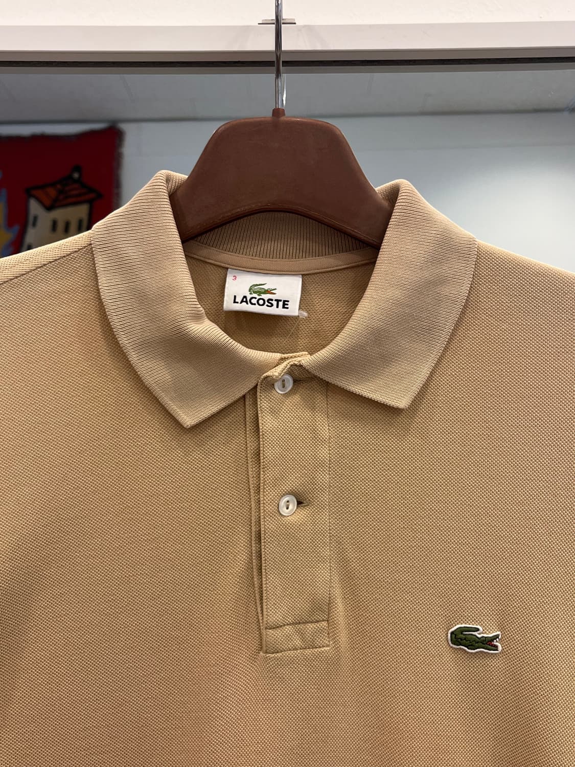 Lacoste 라코스테 카라티 pk 반팔 티셔츠 (beige) 상품이미지3