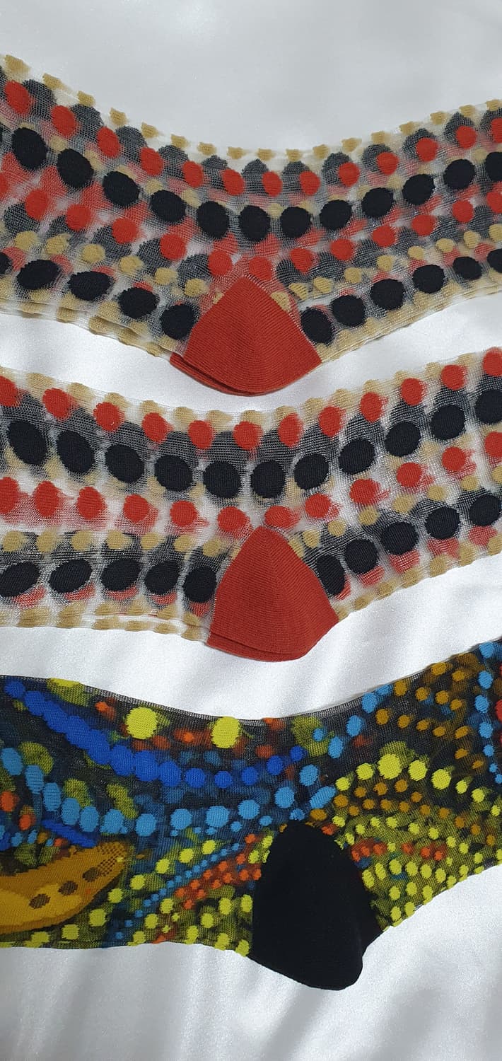 옐로우 레드 도트 CONNISTINE MUSEUM 코니스틴 뮤지엄 양말  상품이미지7