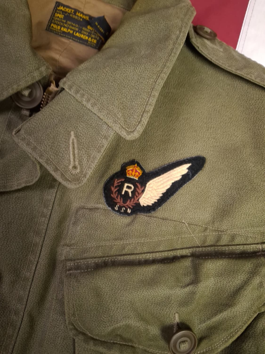 오리지날 랄프로렌폴로 메이플 M-51 컴뱃 필드야상 상품이미지2