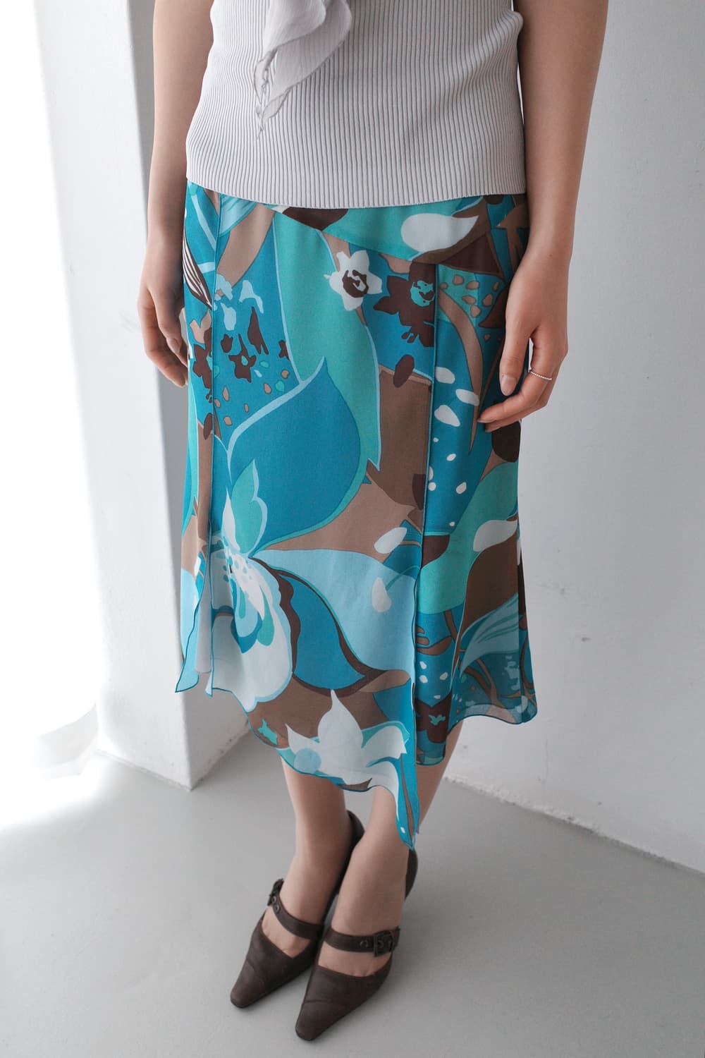 oriental flared skrit  상품이미지8