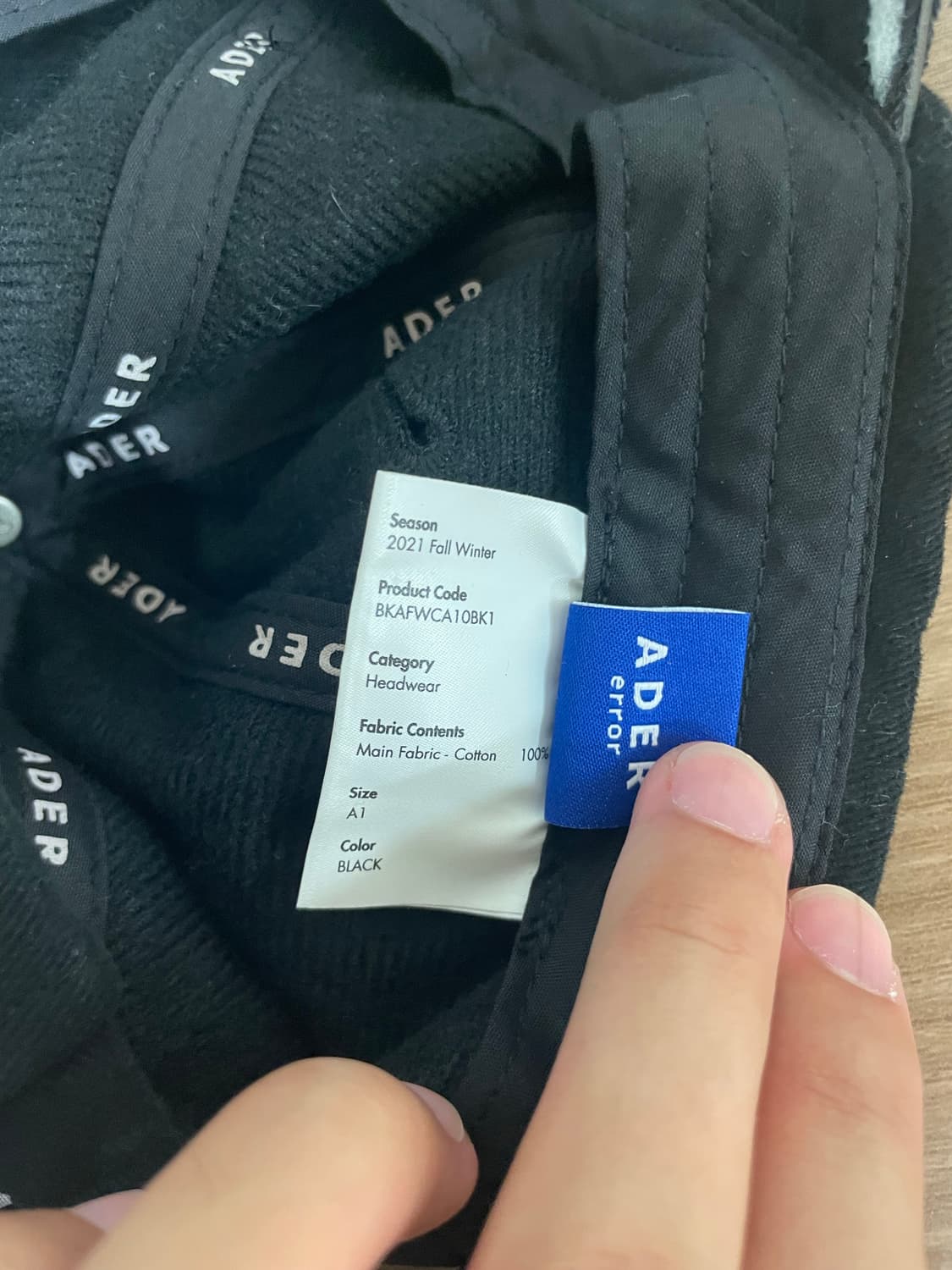 아더에러 모자 상품이미지2