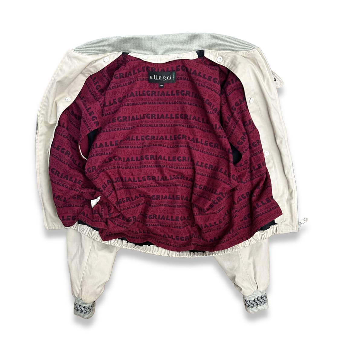 90s Allegri 봄버 자켓 L 상품이미지4