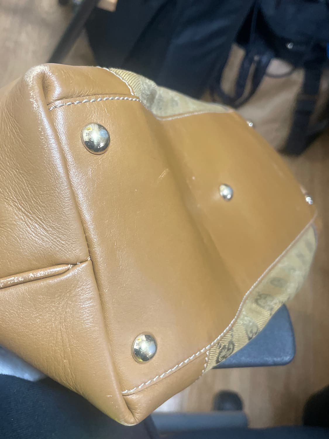 구찌 GG로고 숄더백 토트백 빈티지 상품이미지4