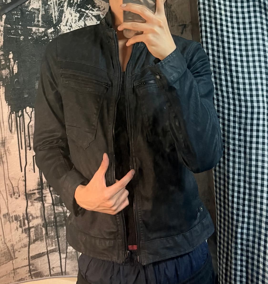 G-star raw waxed demin rider jacket 상품이미지5