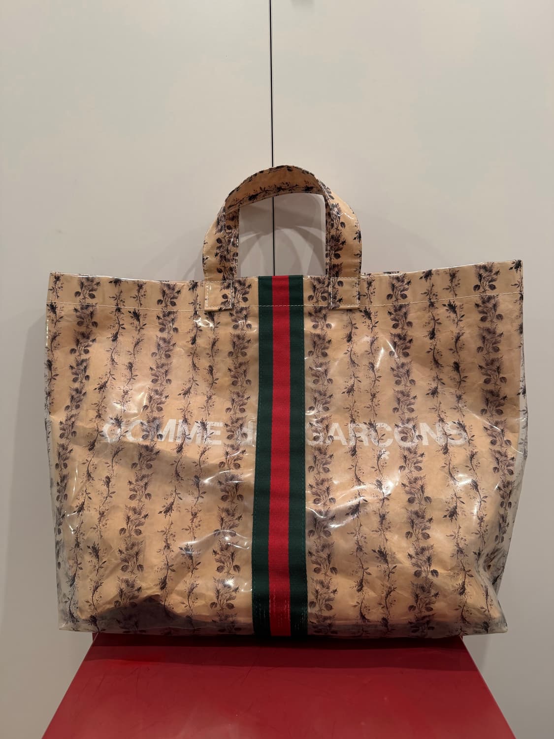 구찌 꼼데 pvc 가방 상품이미지1