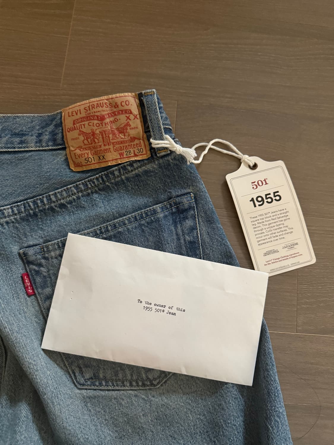 리바이스 501 1955블랙잭 28x30 상품이미지2