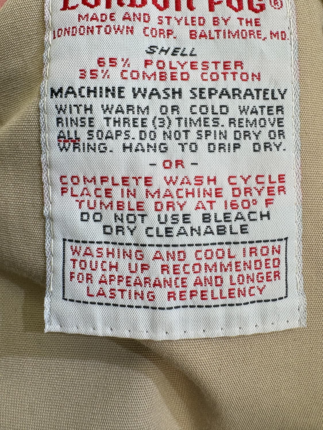 빈티지 LONDON FOG 스윙 자켓 상품이미지8