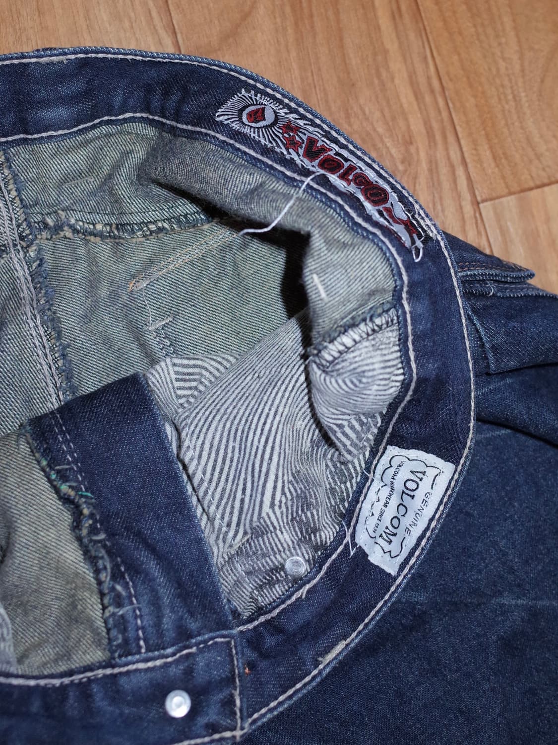 00s Volcom Utility Baggy Denim 상품이미지5