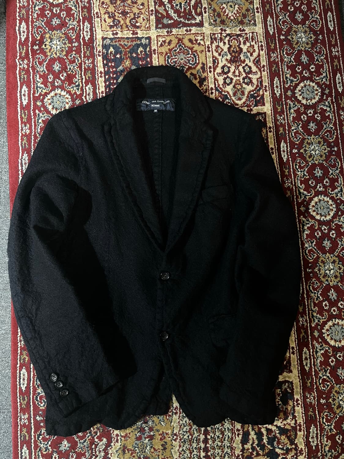 comme des garcons homme 축융울 블레이저 자켓 상품이미지2