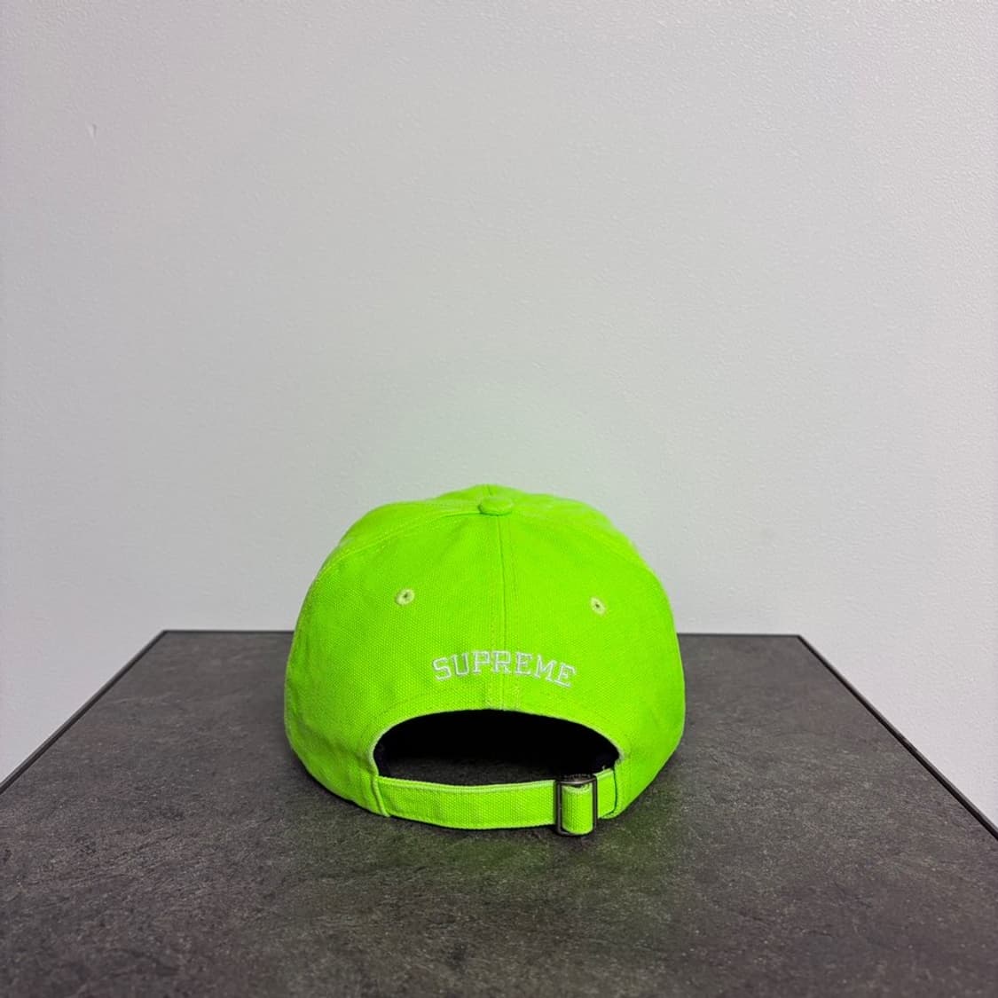 (OS) 슈프림 S로고 볼캡 모자 피그먼트 라임 상품이미지4