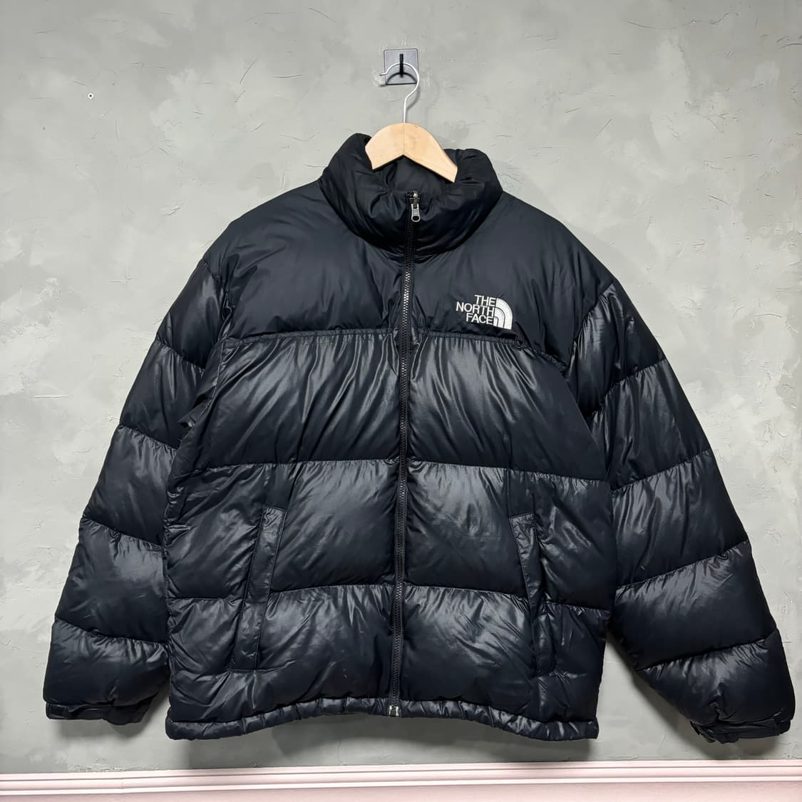 노스페이스 눕시 700 구스다운 패딩 검정 상품이미지1