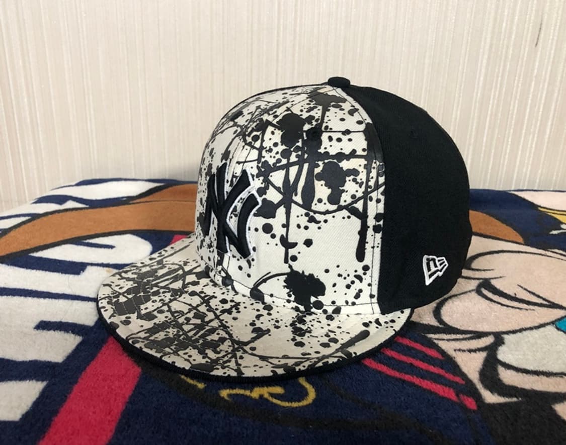 MLB 뉴에라 뉴욕양키스 스플래터 페인트캡/모자 7 5/8(60.6cm) 상품이미지2