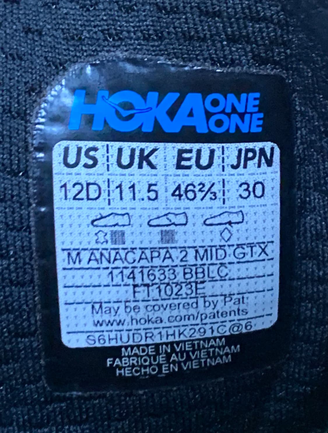 HOKA ONE ONE 호카 아나카파 2 미드 GTX 고어텍스 상품이미지9