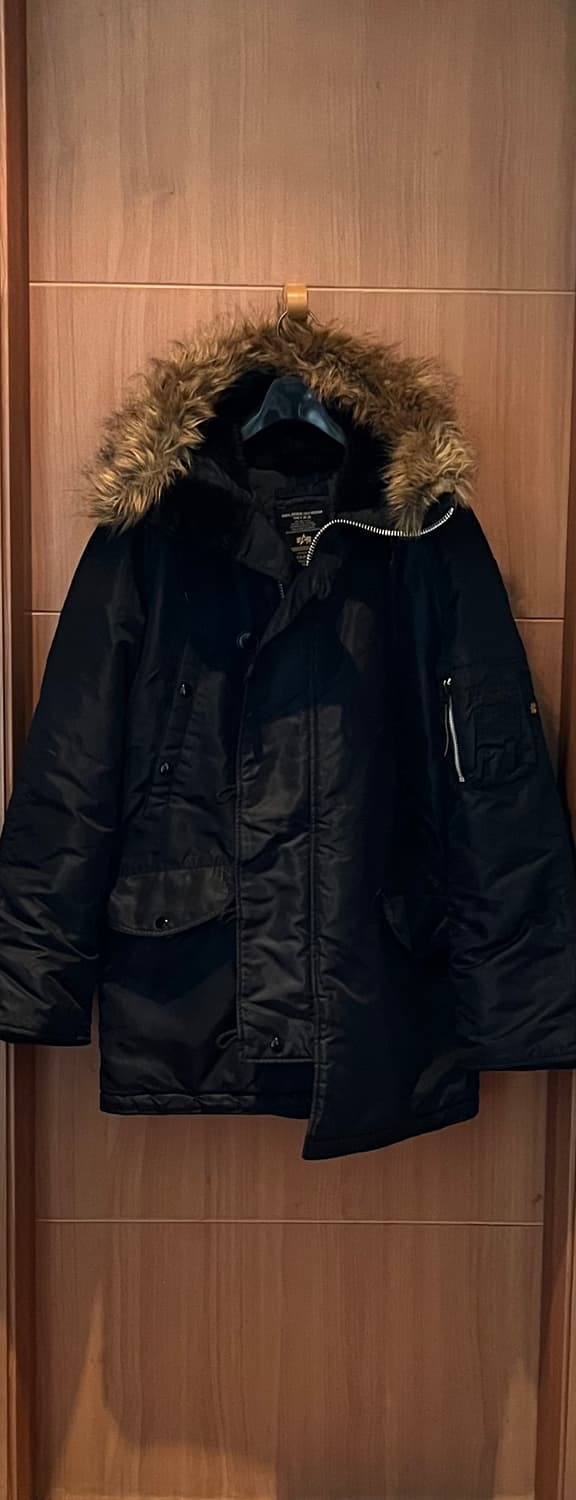 USA 알파인더스트리 N3B 블랙 파카 상품이미지1