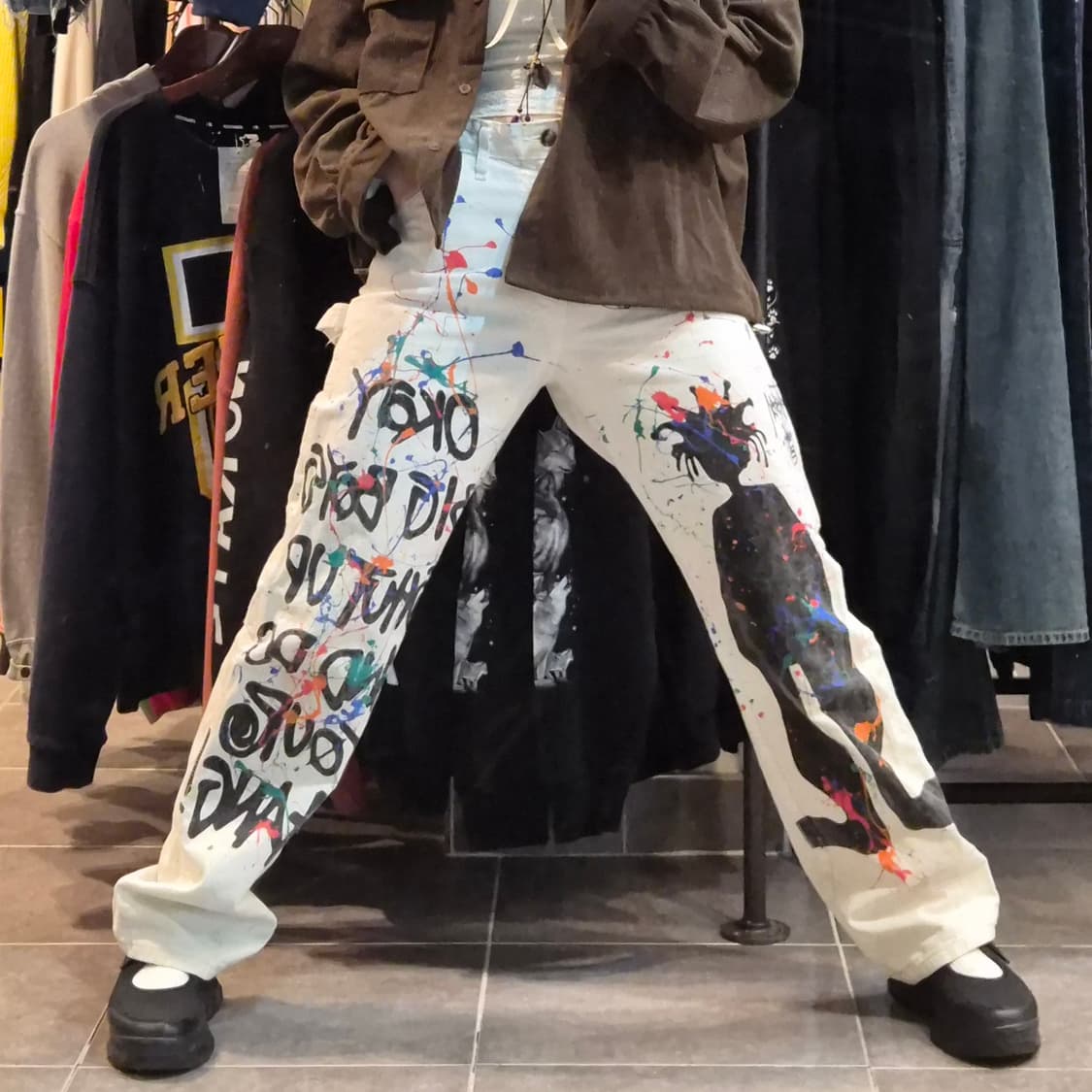 [NO.9] 디키즈 커스텀 화이트 팬츠 상품이미지2