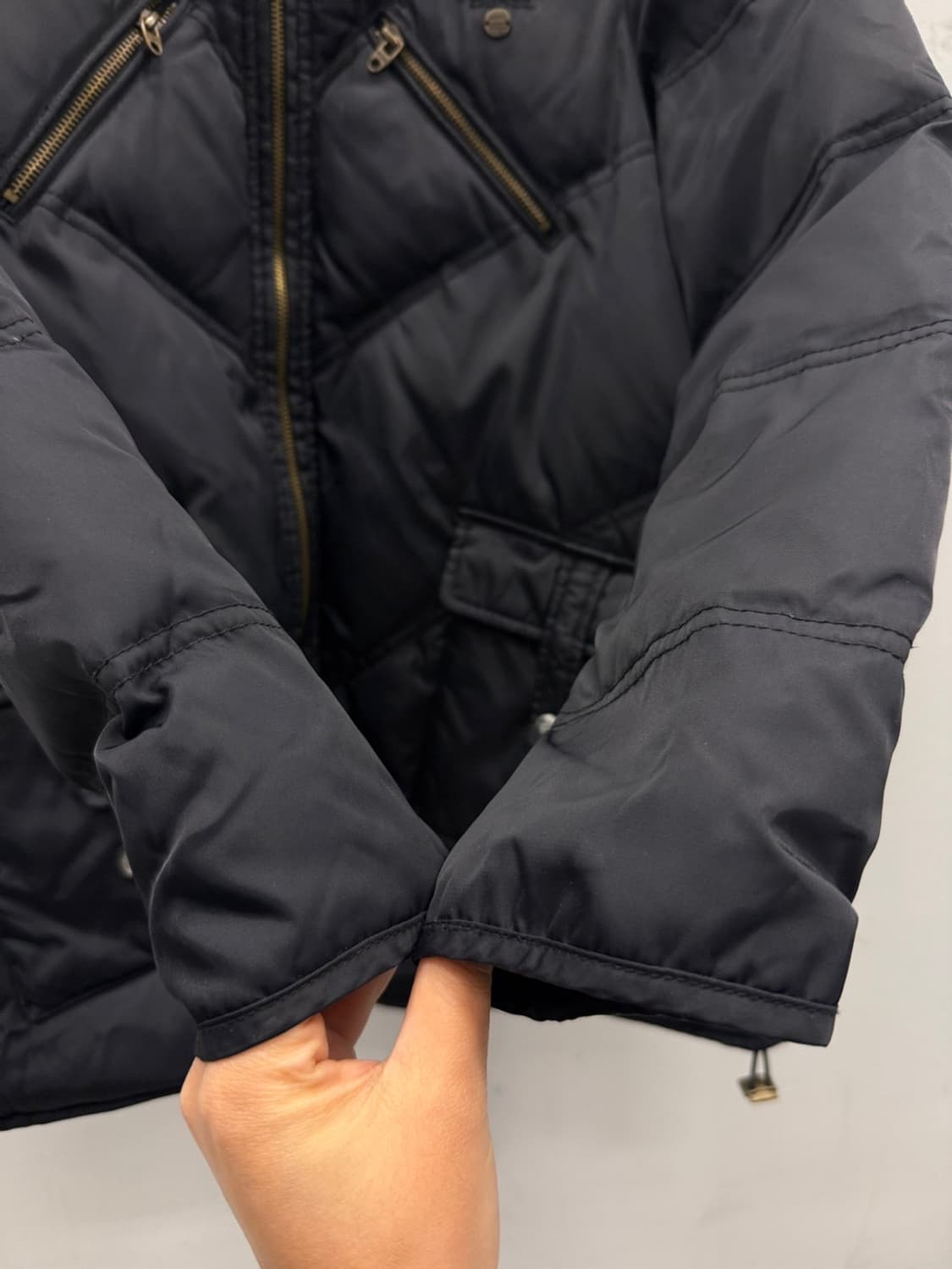 디젤 덕다운 패딩자켓 여성용 XXS 80 (44사이즈)  상품이미지4