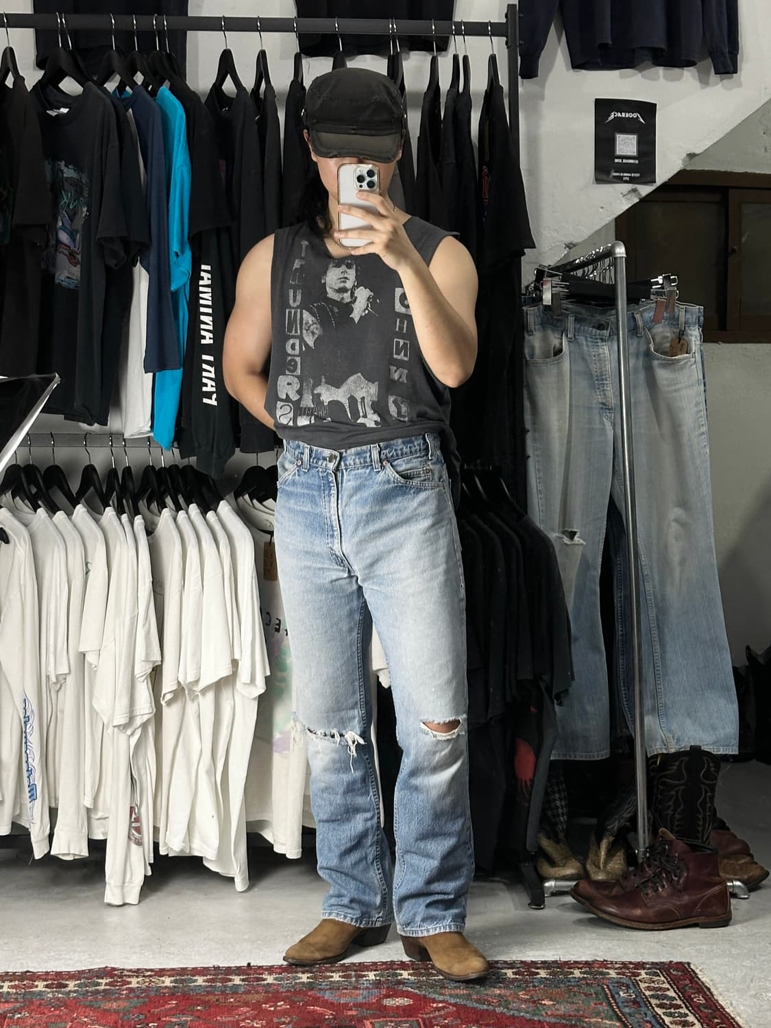 90's USA Made 빈티지 리바이스 517 부츠컷 상품이미지2