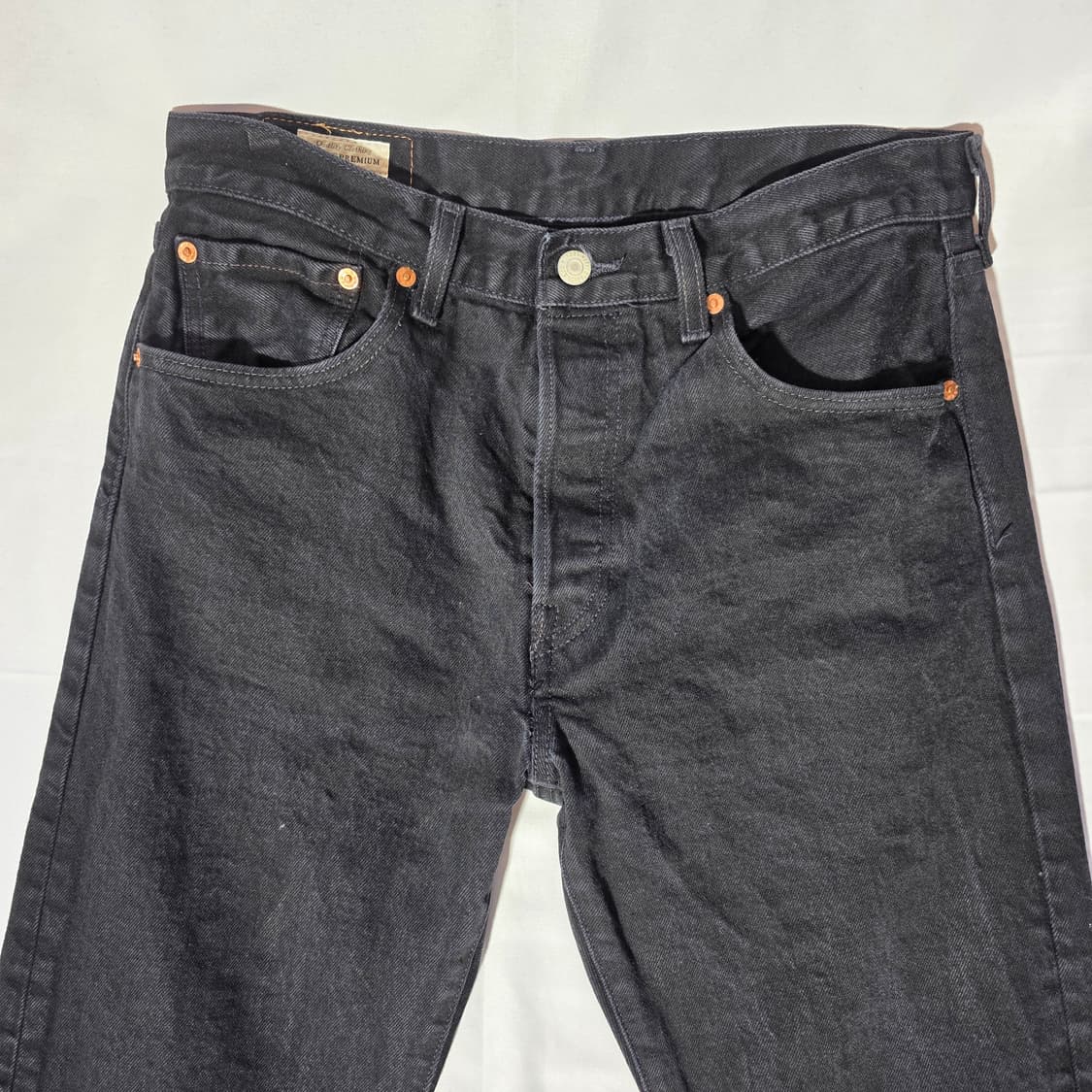 [W31L30]리바이스 프리미엄 501'93 블랙 데님 팬츠 상품이미지2