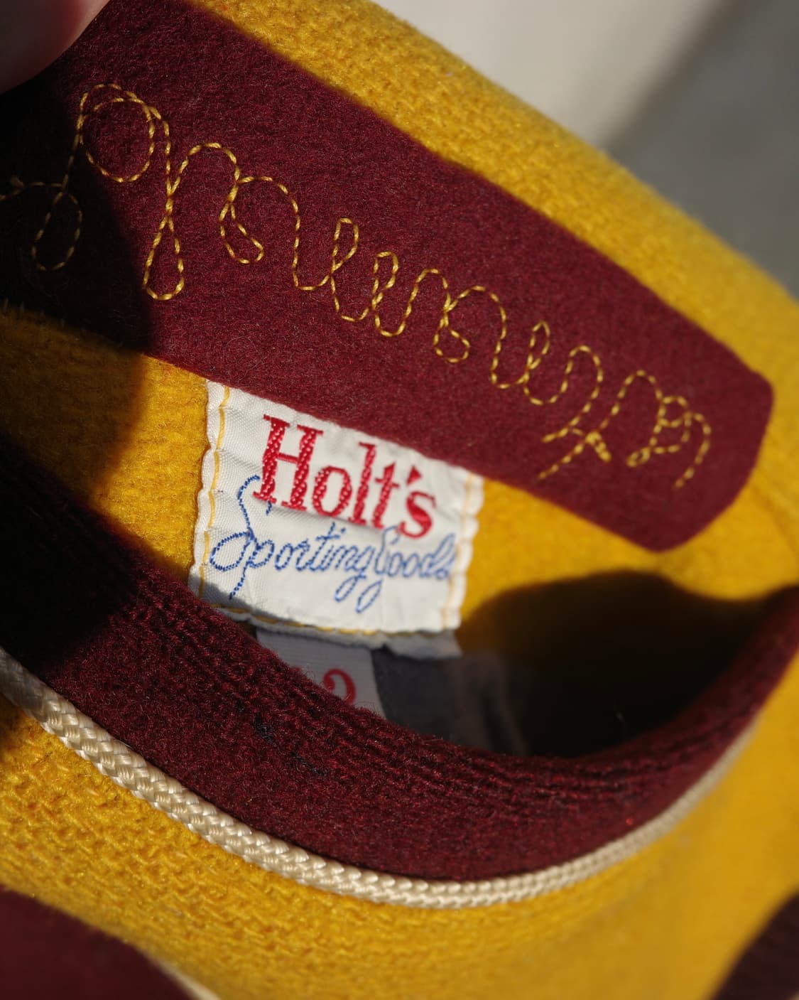 50-60‘s Holts sporting goods 레터맨 자켓 상품이미지3