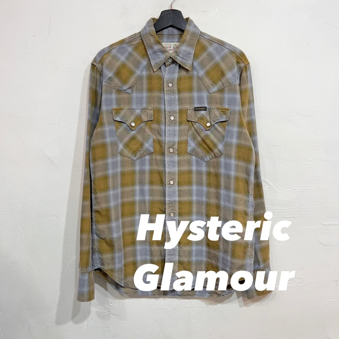 히스테릭글래머 펑크 체크 셔츠 상품이미지1