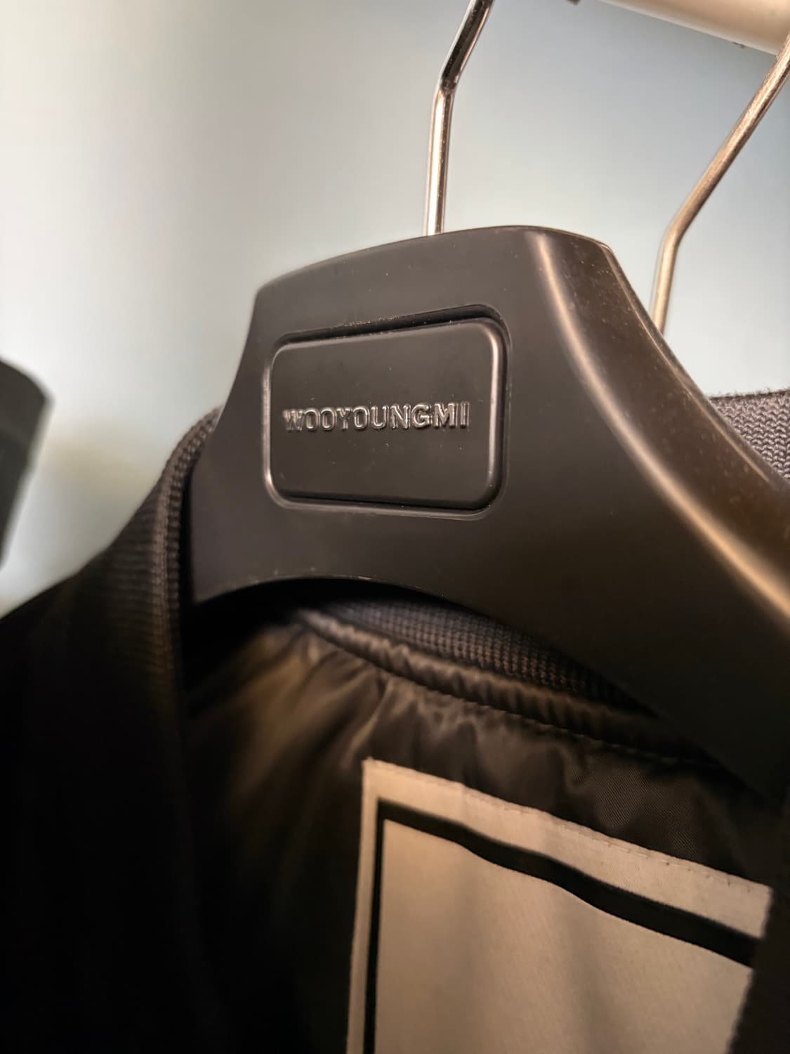 우영미 마원 백로고 ma-1 50사이즈+옷걸이 상품이미지5