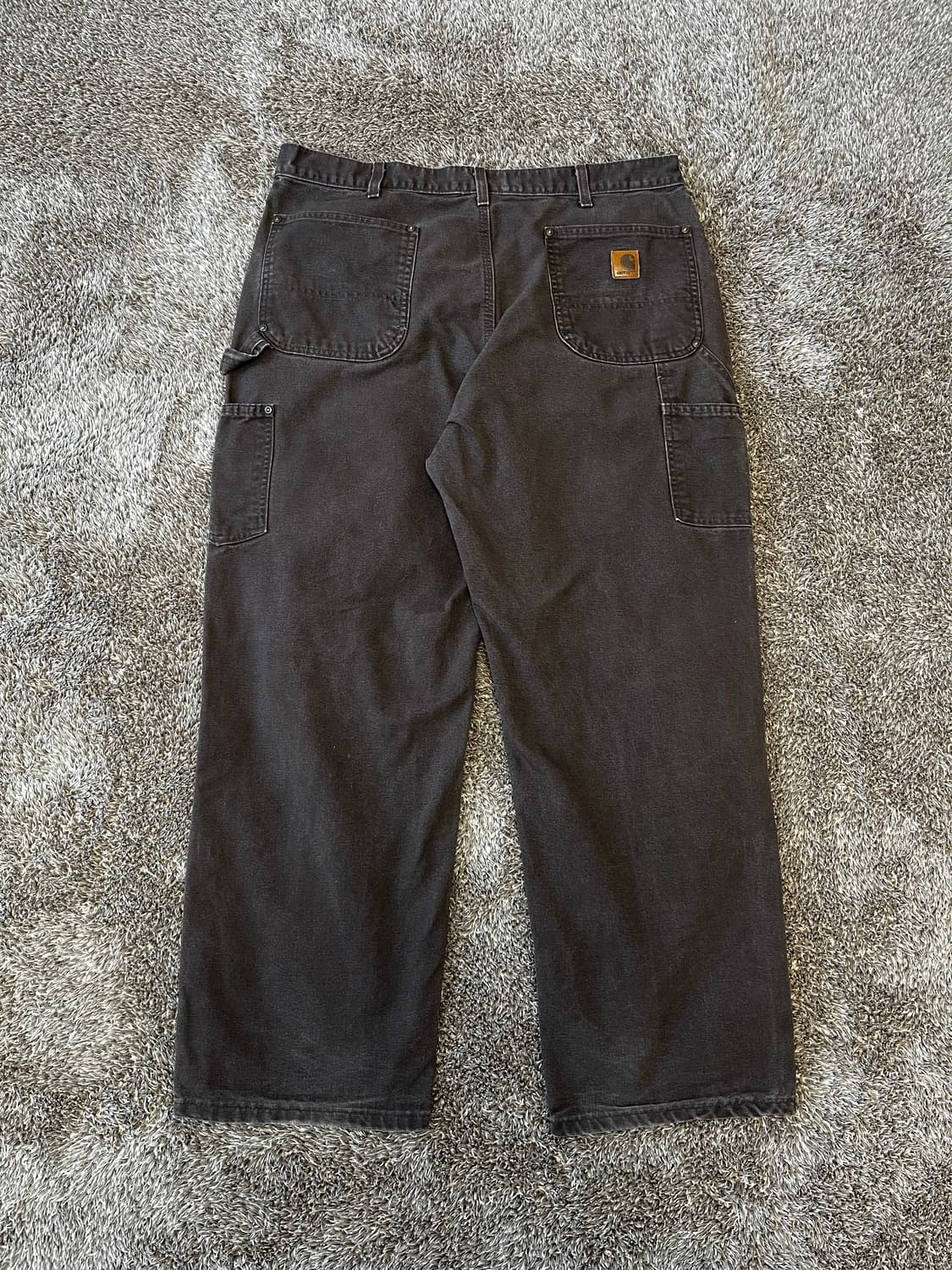 Carhartt B136 DKB 칼하트 빈티지 더블니 팬츠 다크브라운 상품이미지5