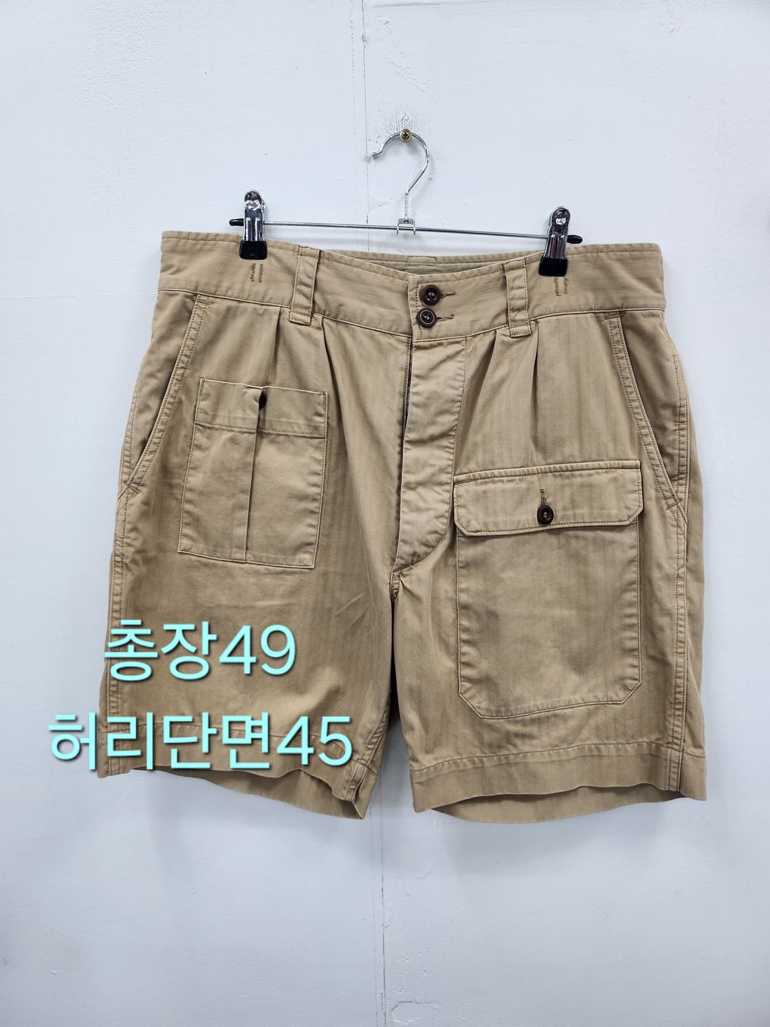 34 RRL 더블알엘 헤링본 밀리터리 카고 쇼츠 반바지 상품이미지1