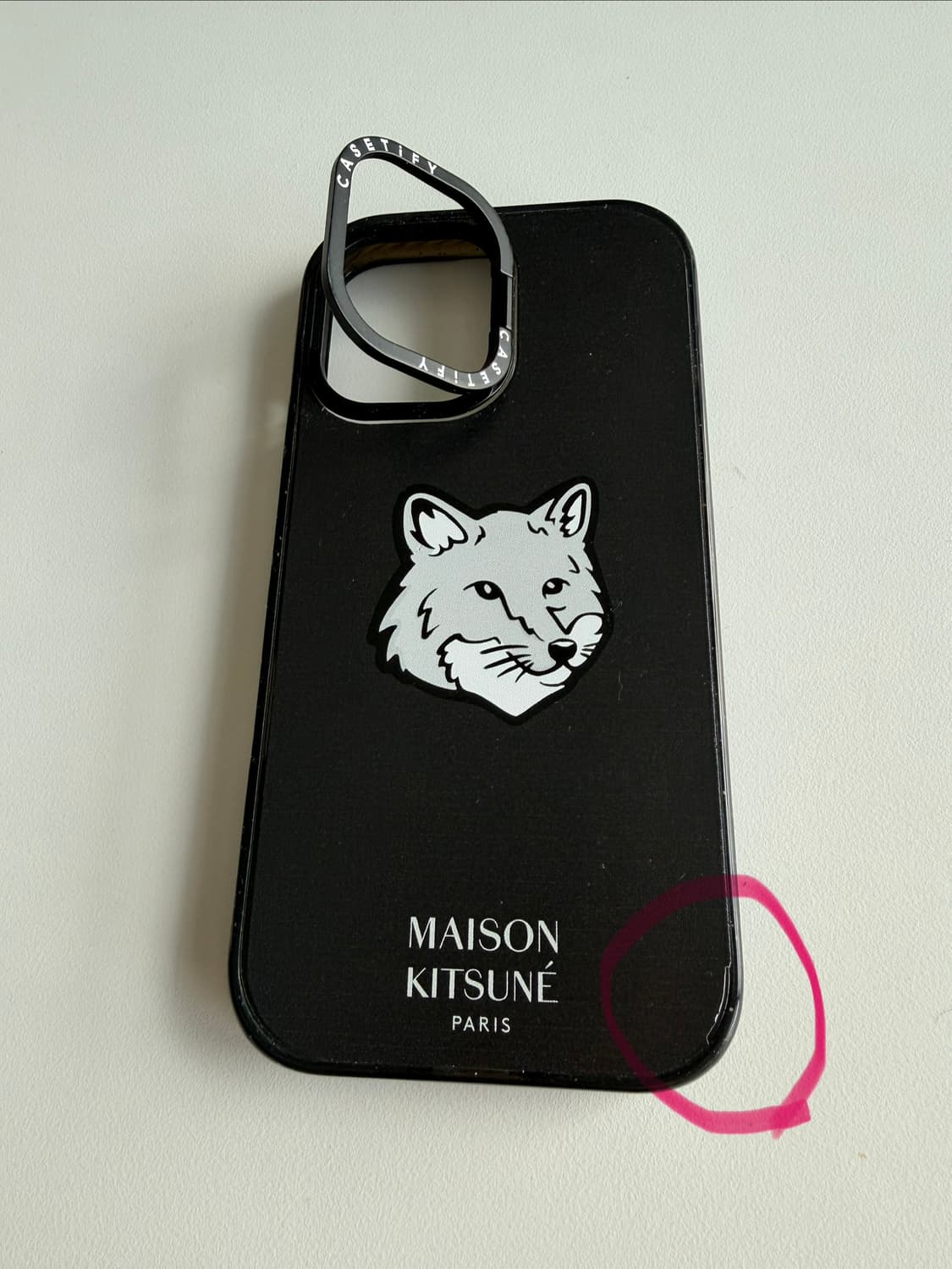 아이폰16 케이스티파이 메종키츠네 케이스 상품이미지3