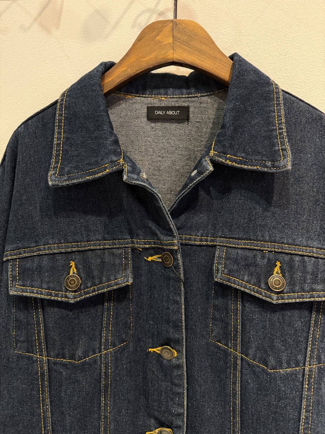 DAILY ABOUT 데님 자켓 상품이미지3